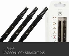 L Style L-Shafts Carbon Straight 295 Locked Black