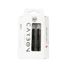 L Style L-Shafts Carbon Straight 260 (42mm) Locked Black