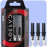 L Style L-Shafts Carbon Straight 330 Silent Black/Clear Spinning