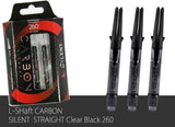 L Style L-Shafts Carbon Straight 260 Silent Black/Black Spinning