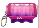 L Style KrystaL Flight Case "Berry" Pink/Purple with Pink Band