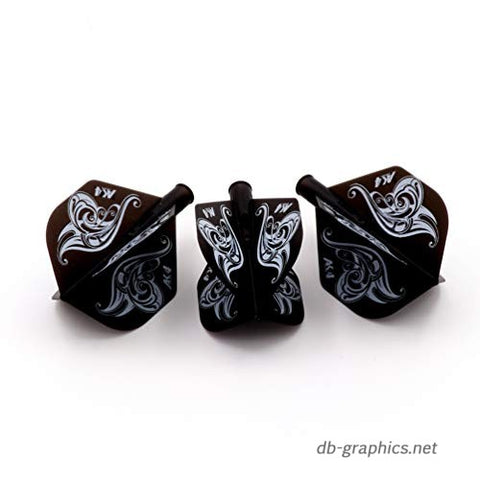 Cuesoul Tero AK4 Flights - Standard - Black and White