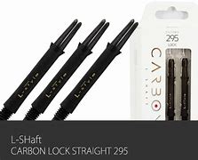 L Style L-Shafts Carbon Straight 295 Locked Black