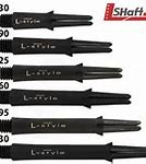 L Style L-Shafts Carbon Straight 295 Locked Black