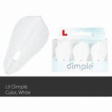 L Style Fantail Champagne Flights - L9 - Dimples - White