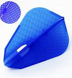 L Style Fantail Champagne Flights - L9 - Dimples - Blue