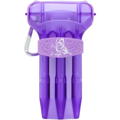 L Style KrystaL One Dart Case- Purple