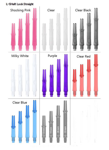 L Style L-Shaft Polycarbonate Locked - Straight-190
