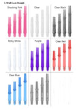 L Style L-Shaft Polycarbonate Locked - Straight-260- Two Tone