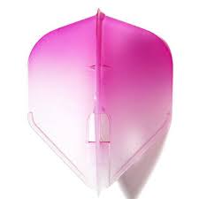 L Style Shape Champagne Flights - L3 - Two Tone Pink/Clear