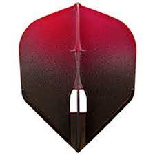 L Style Shape Champagne Flights - L3 - Two Tone Red/Black