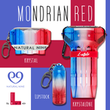 L Style KrystaL Flight Case "Mondrian Red" Blue/White/Red with White Band