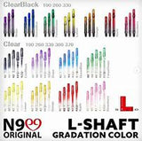 L Style L-Shaft Polycarbonate Locked - Straight-190- Two Tone