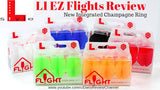 L-STYLE EZ DART FLIGHTS - L3 / SHAPE- TRANSLUCENT YELLOW