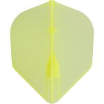L-STYLE EZ DART FLIGHTS - L3 / SHAPE- TRANSLUCENT YELLOW
