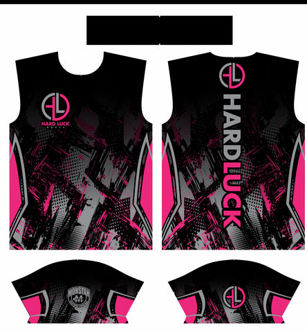 Hardluck Dart Pink and Gray Jersey