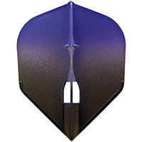 L Style Shape Champagne Flights - L3 - Two Tone Purple/Black